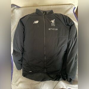 New Balance Black Puffer Jacket with LFC Logo XL